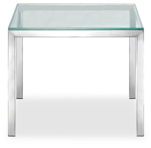 Nowy Styl Tisch mit Glasplatte, Breite x Tiefe 550 x 550 mm Standard 1 L