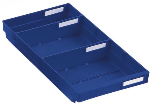 Kappes Extra flacher Regalkasten, blau, Tiefe 400 mm Standard 1 L