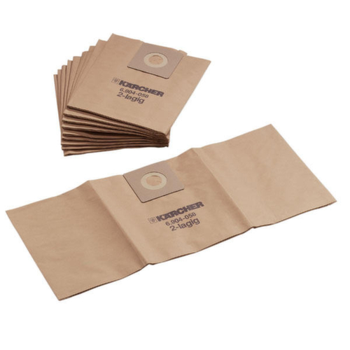 Kärcher Papierfilterbeutel für alle T201 Varianten, Staubklasse M Standard 1 L
