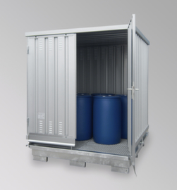 Lacont Gefahrstoff-Container fertig montiert, Lagerung passiv, Breite x Tiefe 2075 2075 mm