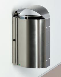 Edelstahl-Abfallbehälter für den Außenbereich, 50 l