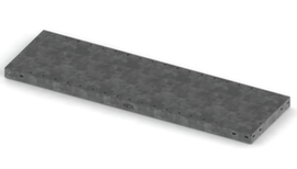 META Fachboden für Lagerregal, Breite x Tiefe 1000 x 400 mm, mit korrosionsschützender Zinkbeschichtung