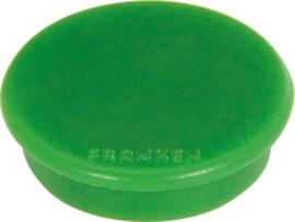 Runder Magnet, grün, Ø 38 mm