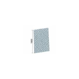 Gera Schallabsorbierende Trennwand Pro, Höhe x Breite 1800 x 1000 mm, Wand grau