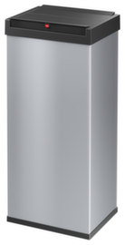 Hailo Abfallbehälter Big-Box Swing XL mit selbstschließendem Schwingdeckel, 52 l, silber