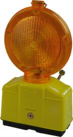 Schake Baustellen-Warnleuchte, mit Dämmerungsautomatik, Blink-Dauerlicht, gelb