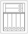Format Tresorbau Kompakter Brandschutzschrank Technische Zeichnung 3 S
