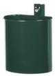 Abfallbehälter für Wand- oder Pfostenmontage, 20 l, moosgrün