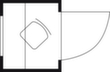 Säbu Mehrzweck- und WC-Box Technische Zeichnung 1 S