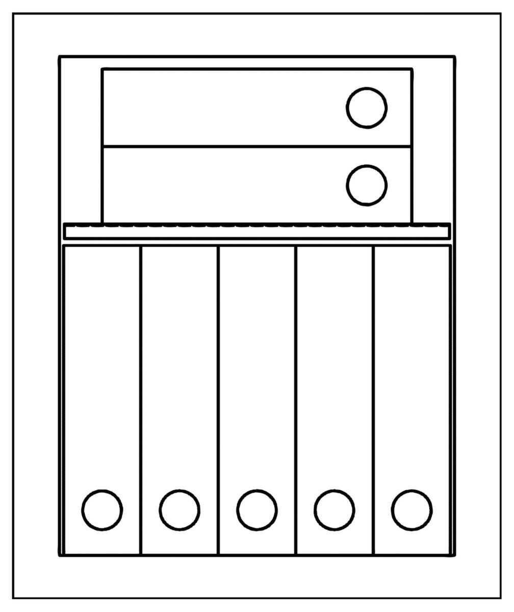 Format Tresorbau Kompakter Brandschutzschrank Technische Zeichnung 3 ZOOM