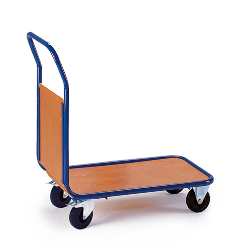 Rollcart Stirnwandwagen mit Holzwand Standard 1 ZOOM