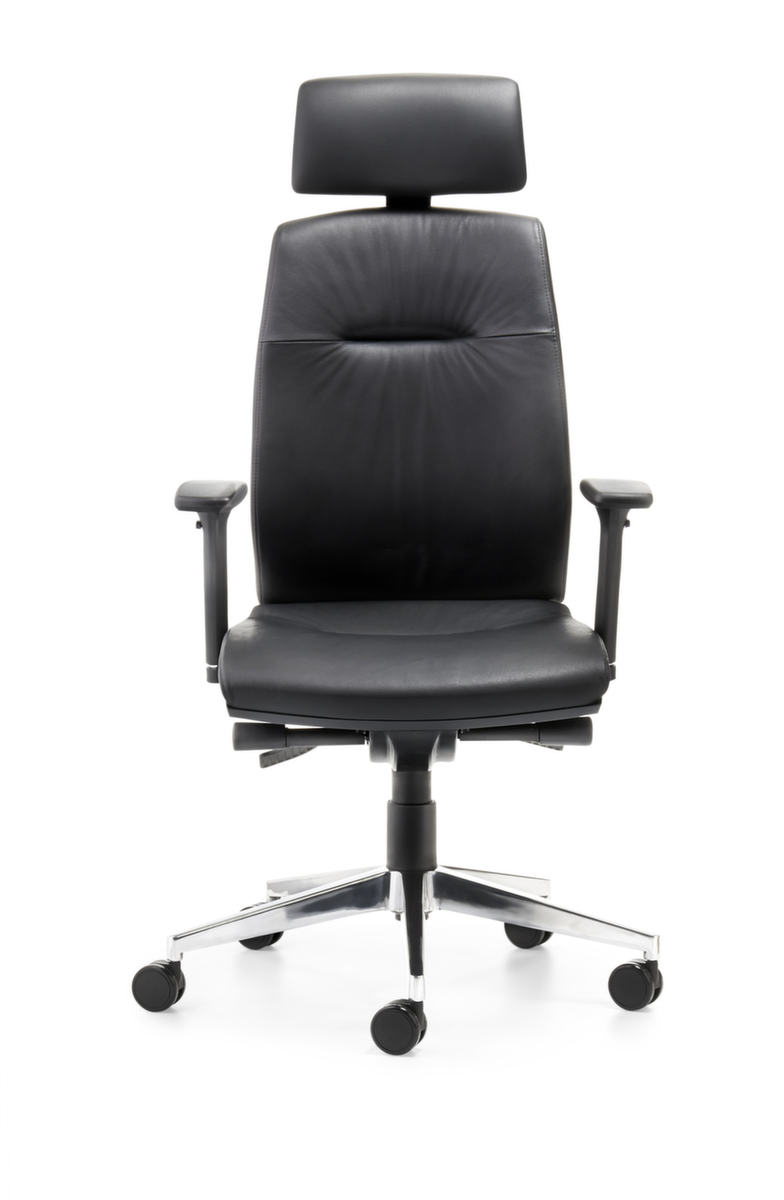 Mayer Sitzmöbel Bürodrehstuhl Contractline mit Kopfstütze, schwarz Detail 1 ZOOM