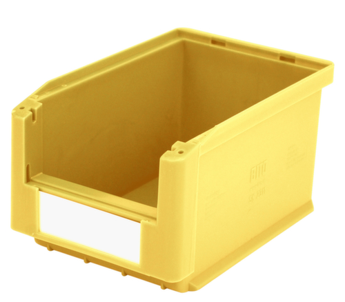 BITO Sichtlagerkasten hoch belastbar, gelb, Tiefe 230 mm, Polypropylen
