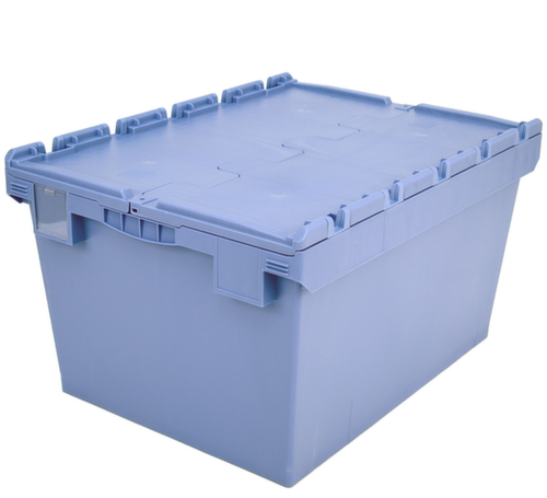 BITO Großvolumen-Mehrwegbehälter mit Rippenboden, Inhalt 158 l, Krokodildeckel