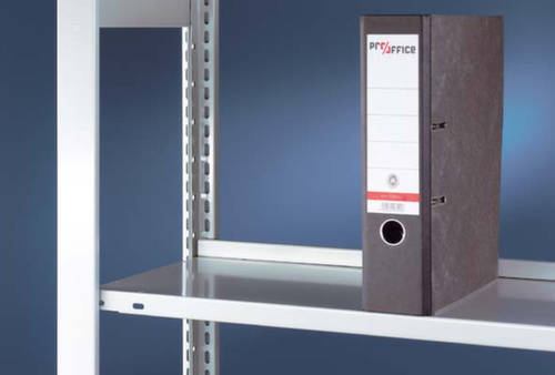 META Fachboden mit Längskanal, Breite x Tiefe 1000 x 300 mm