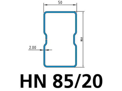 META Längstraversen für Palettenregal