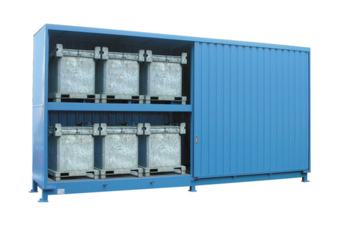 Lacont Gefahrstoff-Regalcontainer für maximal 12 KTC/IBC