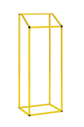 Offener Großvolumen-Müllsackständer, für 1000-Liter-Säcke, RAL1023 Verkehrsgelb