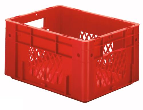 Euronorm-Stapelbehälter, rot, Inhalt 17,5 l