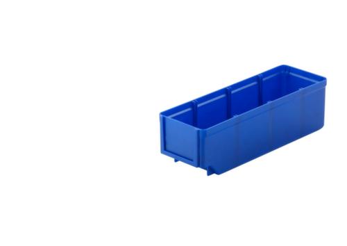 Regalkasten mit großer Beschriftungsfläche, blau, Tiefe 300 mm
