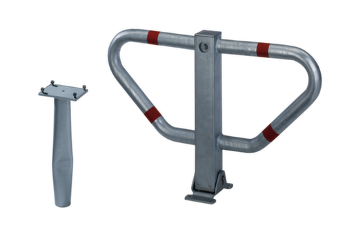 Parkbügel, Höhe 450 mm, Zum Einbetonieren