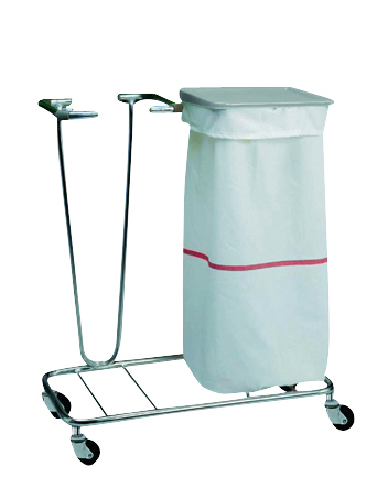 Offener Müllsackständer aus Edelstahl