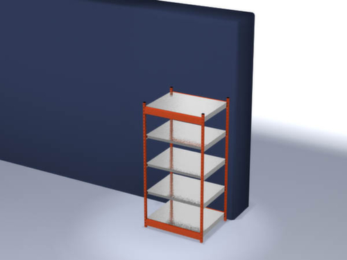 hofe Steckregal, Höhe x Breite x Tiefe 2000 x 1060 x 800 mm, 5 Böden