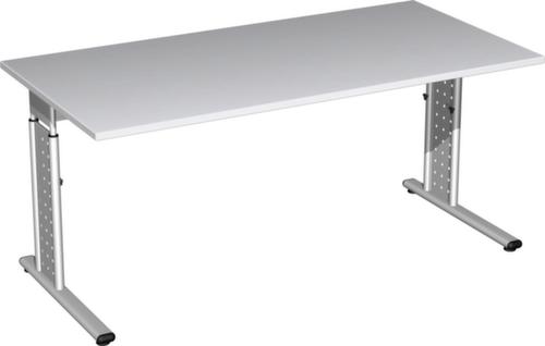 Gera Höhenverstellbarer Schreibtisch Milano mit C-Fußgestell