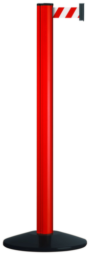 Gurtpfosten Safety mit 1 Gurt, Gurtlänge 3,7 m, Pfosten Aluminium