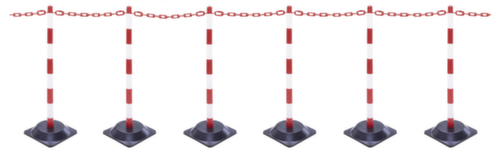 Moravia Kettenständer-Set GUARDA mit 10 m Kette, Länge 10 m