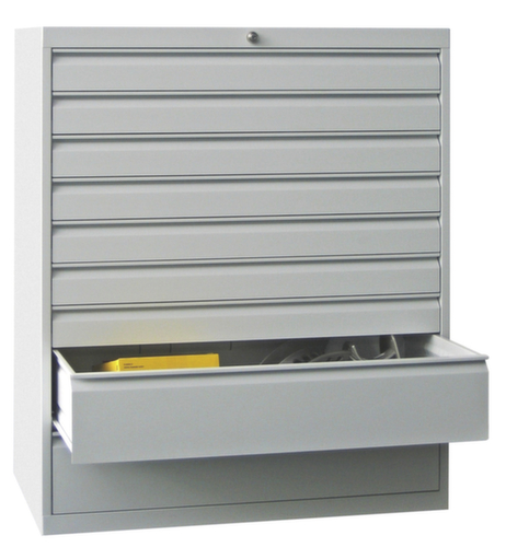 PAVOY Schubladenschrank Basis Plus RAL7035, 9 Schublade(n), RAL7035 Lichtgrau/RAL7035 Lichtgrau