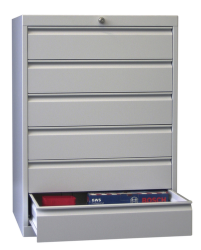 PAVOY Schubladenschrank Basis Plus RAL7035, 6 Schublade(n), RAL7035 Lichtgrau/RAL7035 Lichtgrau