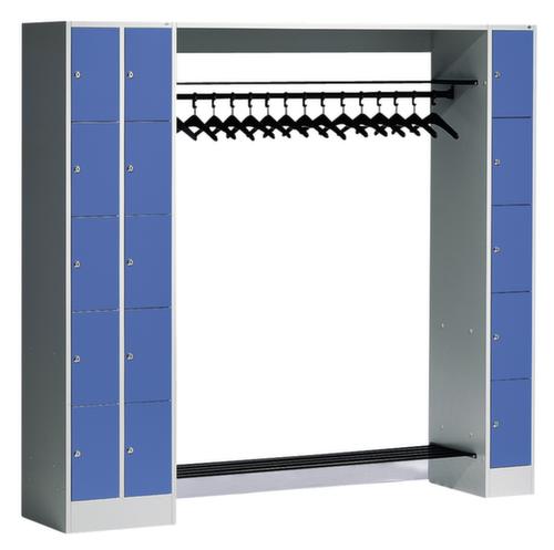 C+P Schließfach-Garderobe Classic mit 15 Fächern, Breite 2100 mm