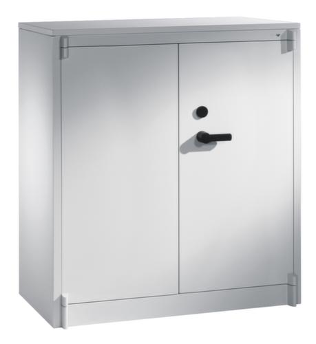 C+P Büro-Sicherheitsschrank mit Abdeckplatte aus Holz