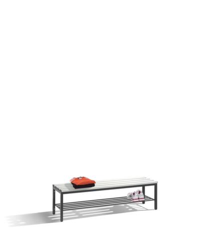 C+P Umkleidebank mit Kunststoffleisten