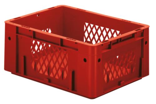 Euronorm-Stapelbehälter, rot, Inhalt 14,5 l