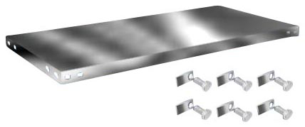 hofe Fachboden für Schraubregal schwere Bauart, Breite x Tiefe 1000 x 500 mm