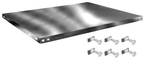 hofe Fachboden für Schraubregal schwere Bauart, Breite x Tiefe 1000 x 800 mm