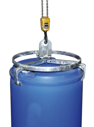 Bauer Fasstraverse für Metallfässer, Aufnahme stehend