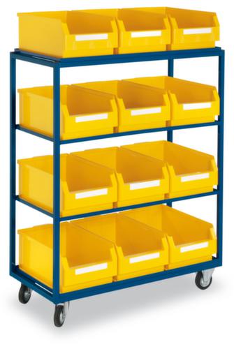 Kappes Kommissionierwagen, Traglast 200 kg, 4 Etagen