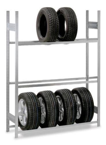 hofe Reifenregal, Höhe x Breite x Tiefe 2500 x 1060 x 435 mm, 4 Ebenen