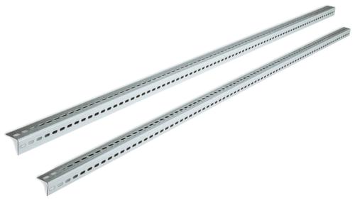 META Lagerregal Selbstbauprofil, Länge 2,5 m, RAL7035 Lichtgrau