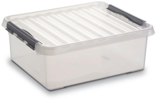 Stapelbare Aufbewahrungsbox transparent