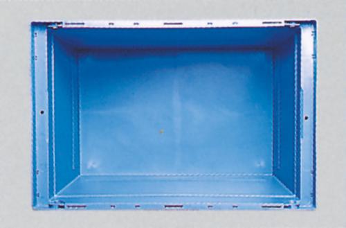 BITO Mehrwegbehälter verplombbar, Inhalt 5 l, Zweiteiliger Scharnierdeckel