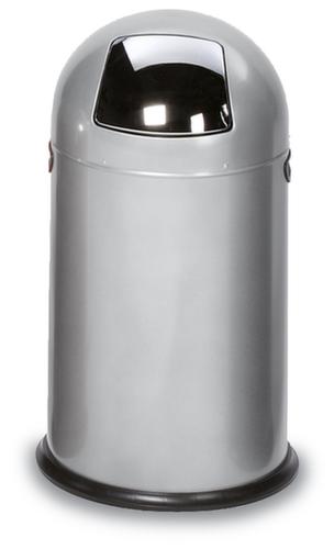 Push-Abfallbehälter, 40 l, silber
