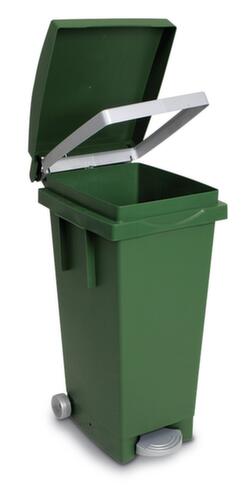 Fahrbarer Treteimer mit 80 l Inhalt