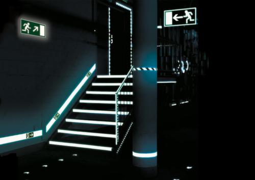 Fluchtwegschild SafetyMarking® Notausgang, Wandschild, langnachleuchtend