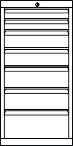 PAVOY Schubladenschrank Basis Plus, 7 Schublade(n)
