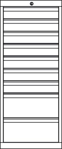PAVOY Schubladenschrank Basis Plus, 9 Schublade(n)
