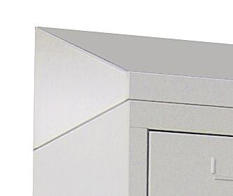 PAVOY Garderoben- und Umkleideschrank Basis in lichtgrau